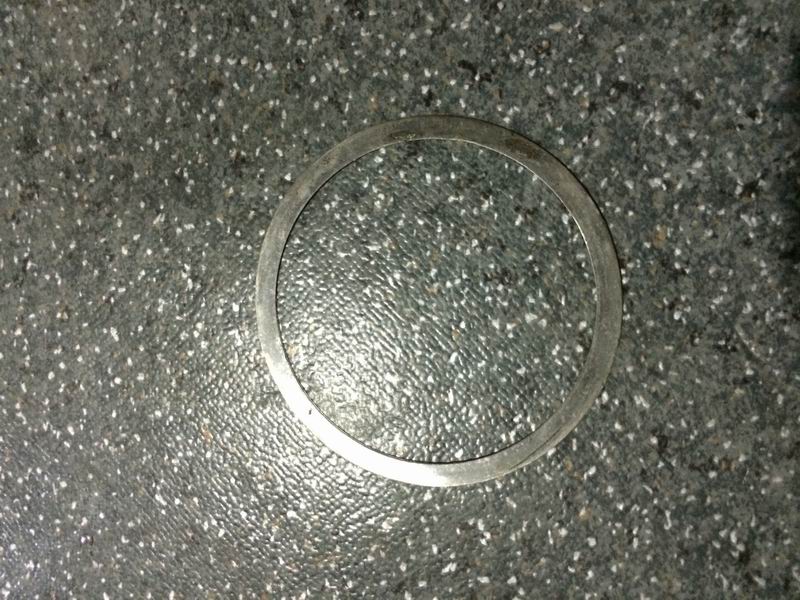 Active bevel teeth adjustment gasket; contains 7 pieces