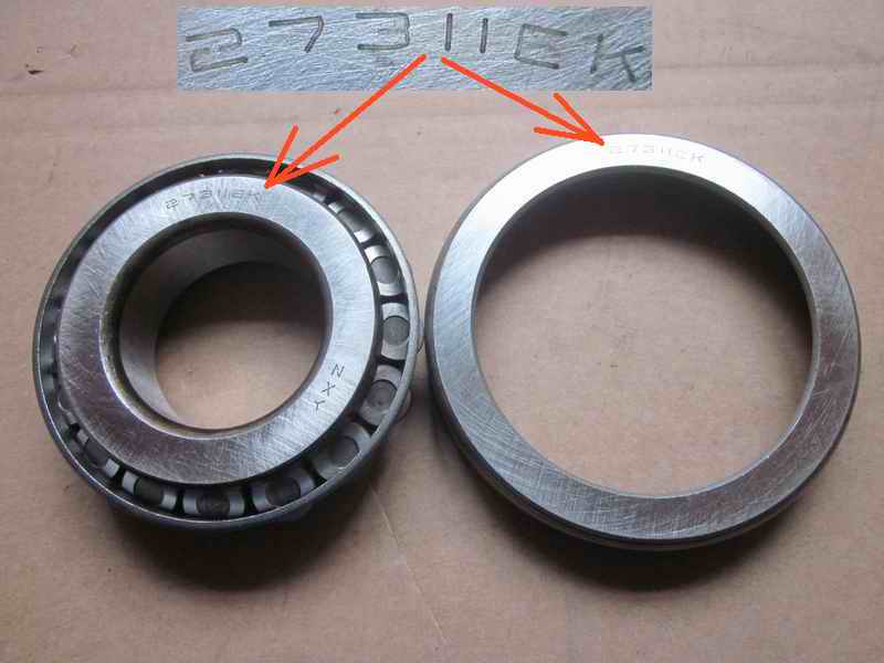Активные конические зубья переднего/среднего подшипника; удалил так же, как 2403-01328