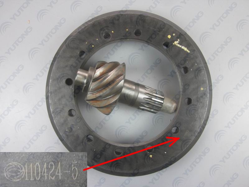 Main driven bevel gear (I=4.875/fine grinding)