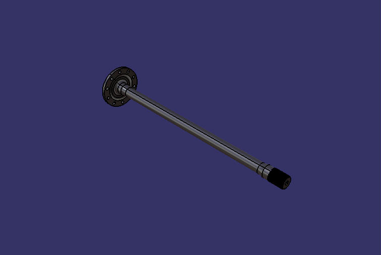 Half shaft, Φ50, 1020, 22 teeth