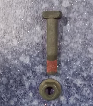 Differential shell fastening bolts and nuts; including 2 pieces