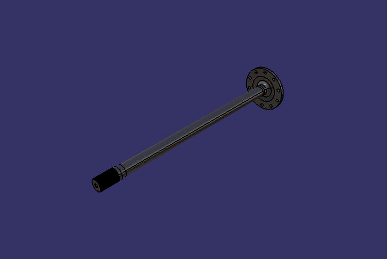 Half shaft, φ55, 1055, 46 teeth