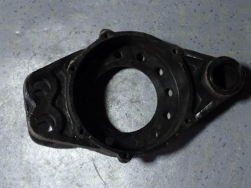 Rear brake bottom plate