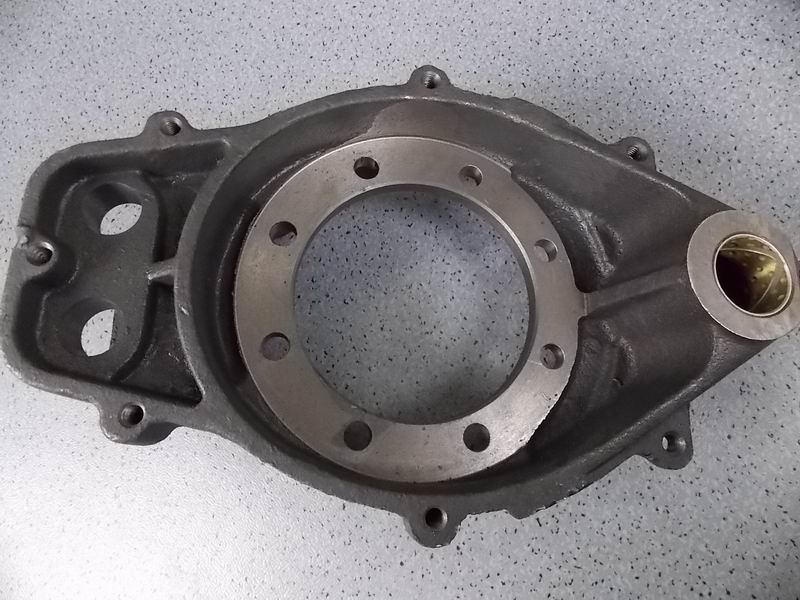 Rear brake base plate assembly