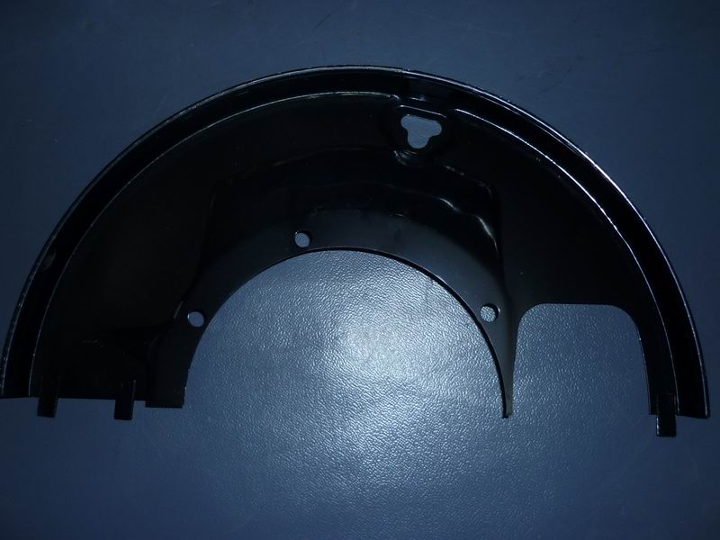 Brake dust cover; contains two upper and lower pieces