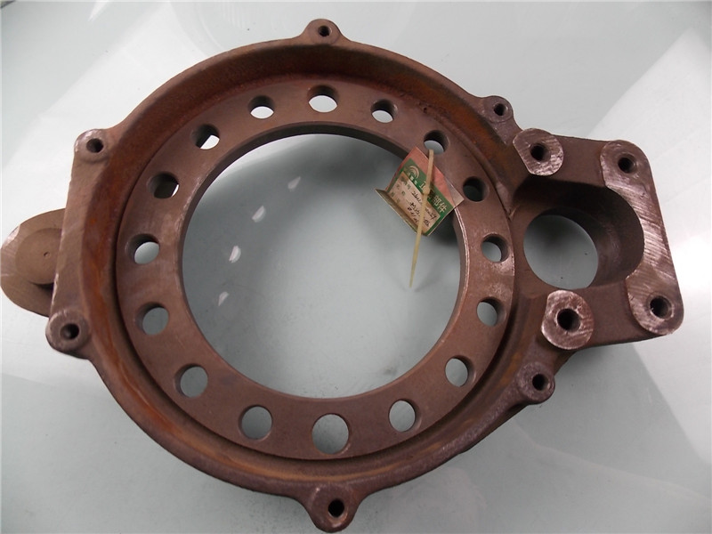 Нижняя пластина заднего тормоза-1