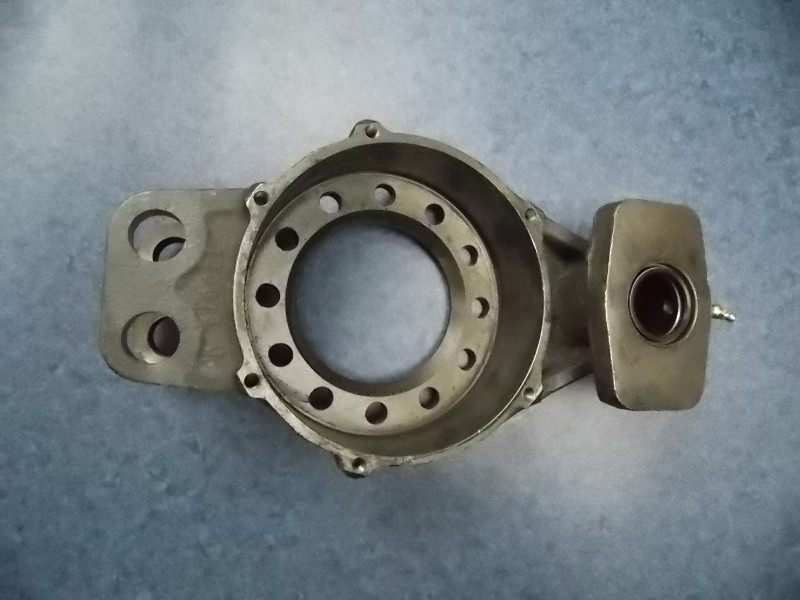 Rear brake base plate assembly