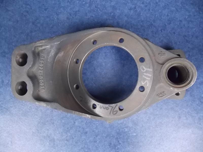 Rear brake base plate assembly