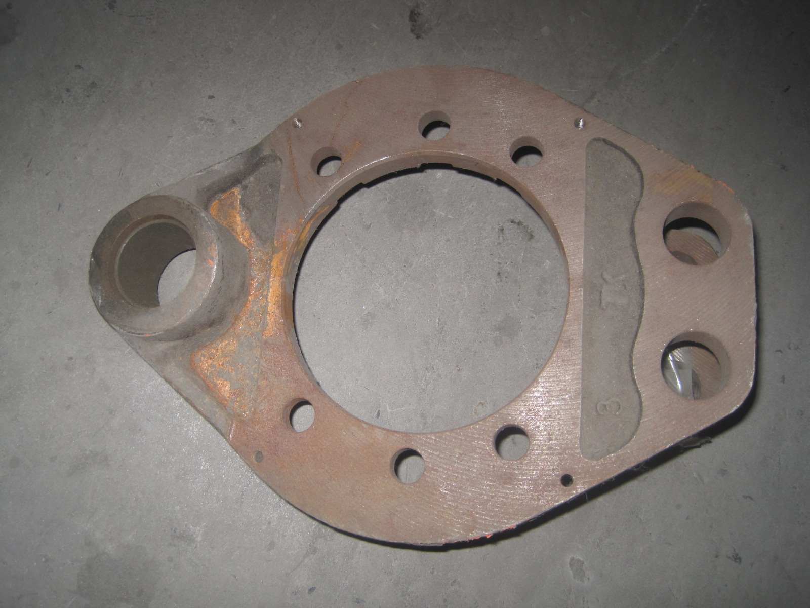 Rear brake bottom plate-1