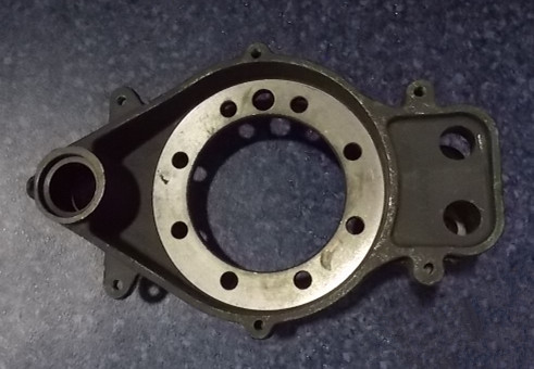 Right rear brake bottom plate-2