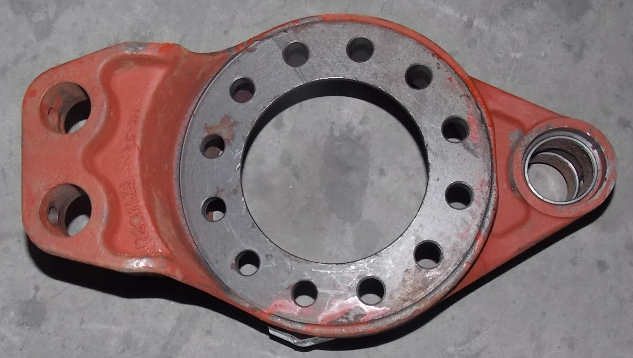 Rear brake base plate-left; consume inventory