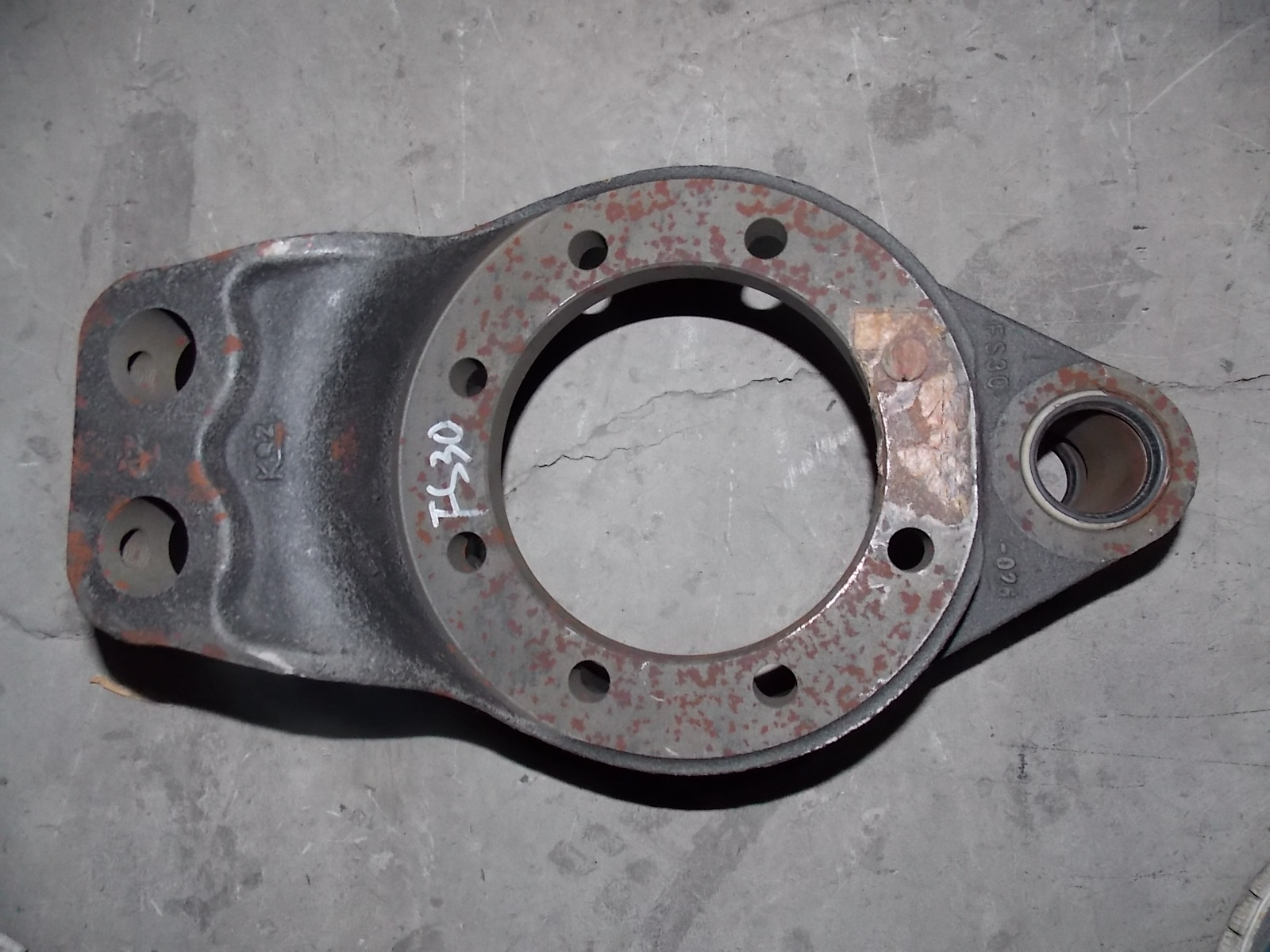 Rear brake base plate assembly-2