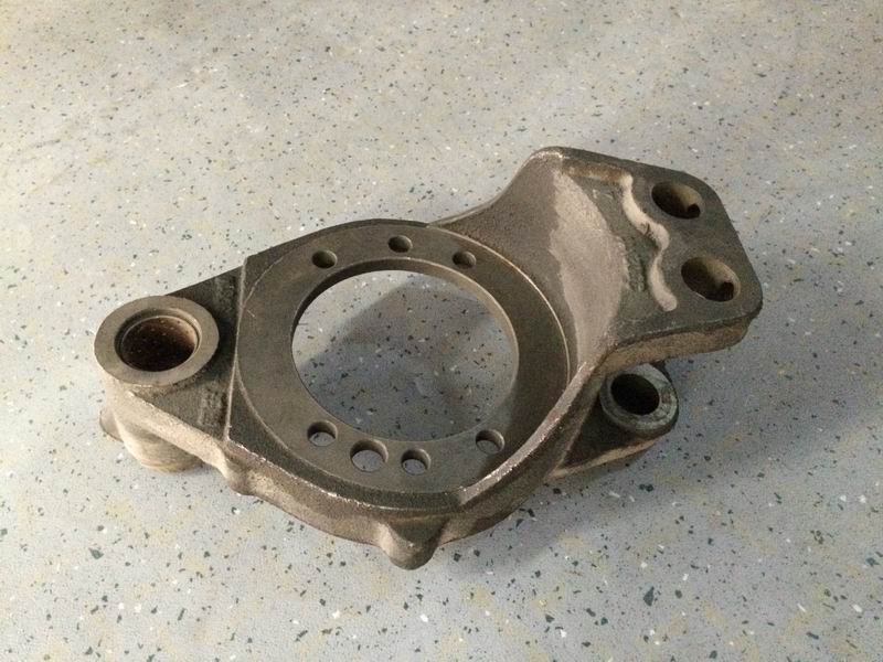 Rear brake base plate assembly-right-2