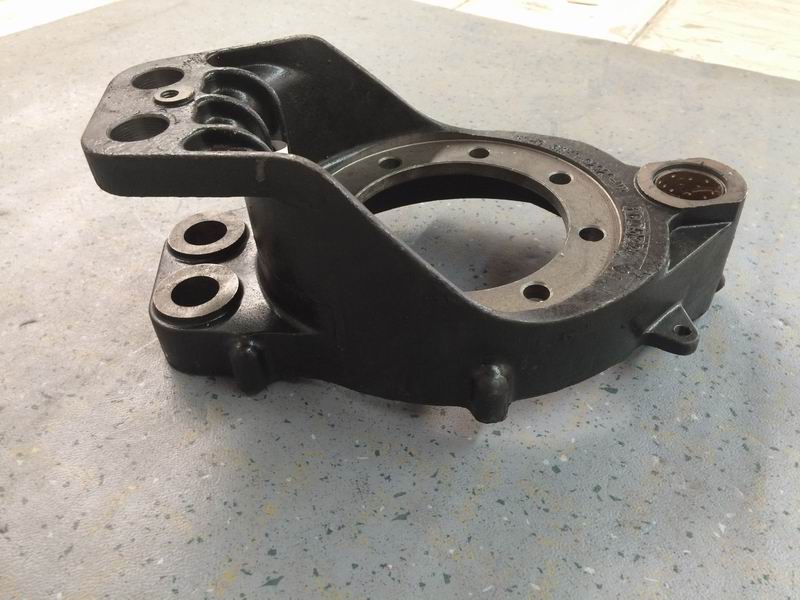 Rear brake base plate assembly