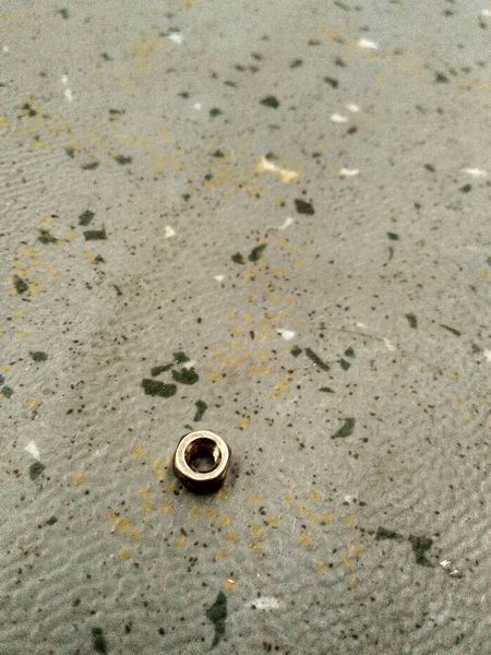 Stainless steel nut; used for bottom shed installation-1