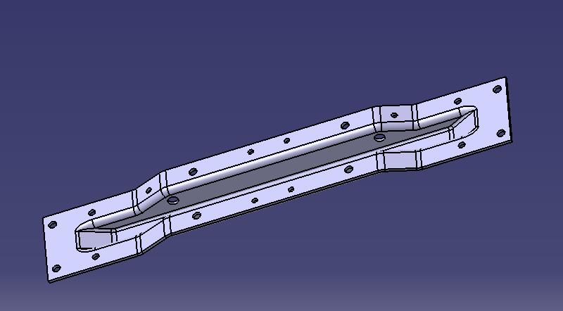 Rear shock absorber crossbeam-1