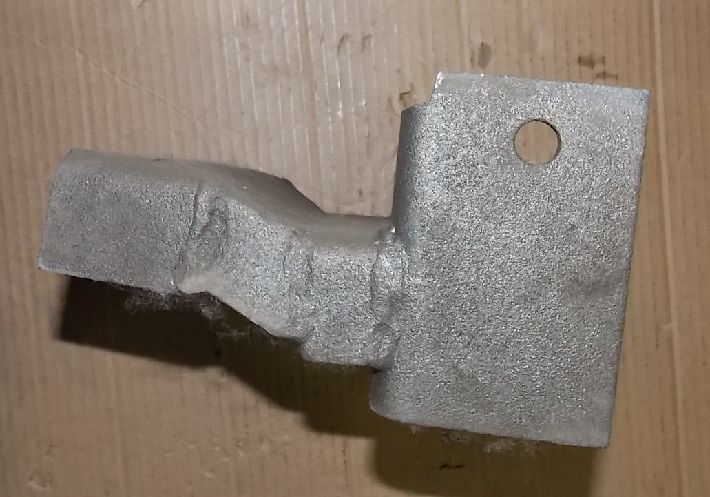 Left second ox leg assembly (before 20); without paint-2
