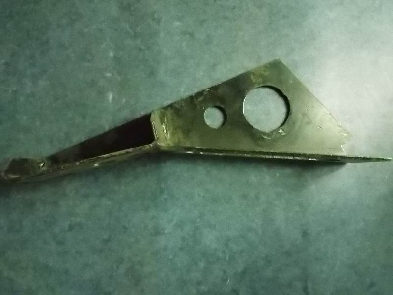 (front section) control bracket, without paint-1