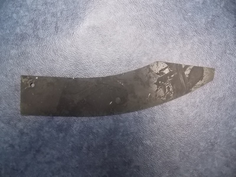 Пластина обработки нижней части первой стойки бампера-1