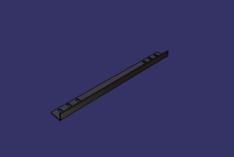 Г-образная пластина для крепления петли