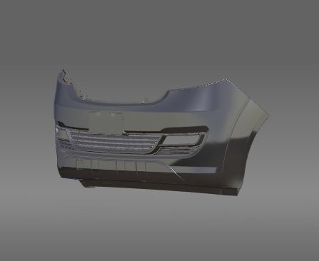 Front bumper assembly, ZK6601, radar-free-1