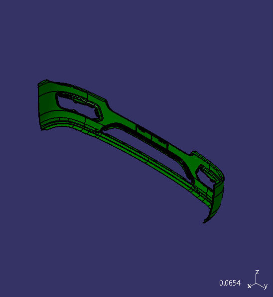 Корпус переднего бампера