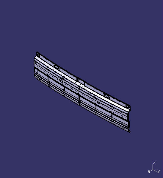 Rear bumper assembly, C374, SMC (no radar)