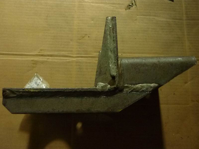 Trailer hook bracket; without paint-1