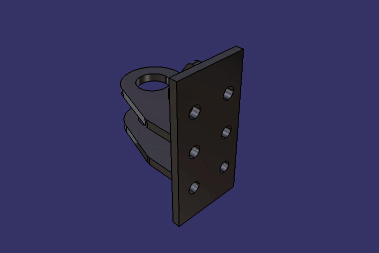 Trailer hook bracket, hook type