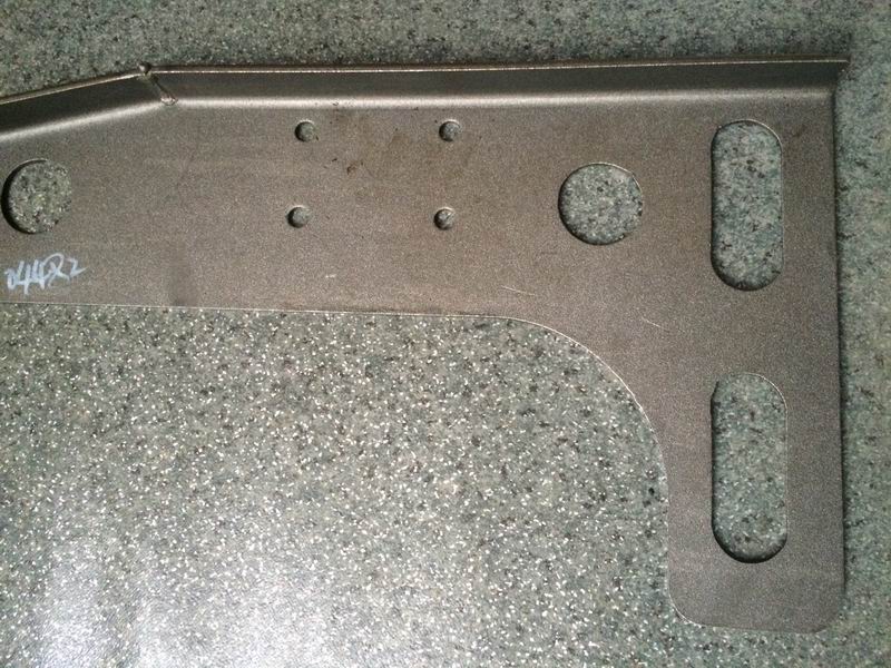 Linkage plate, L-shaped, 5.0, left side