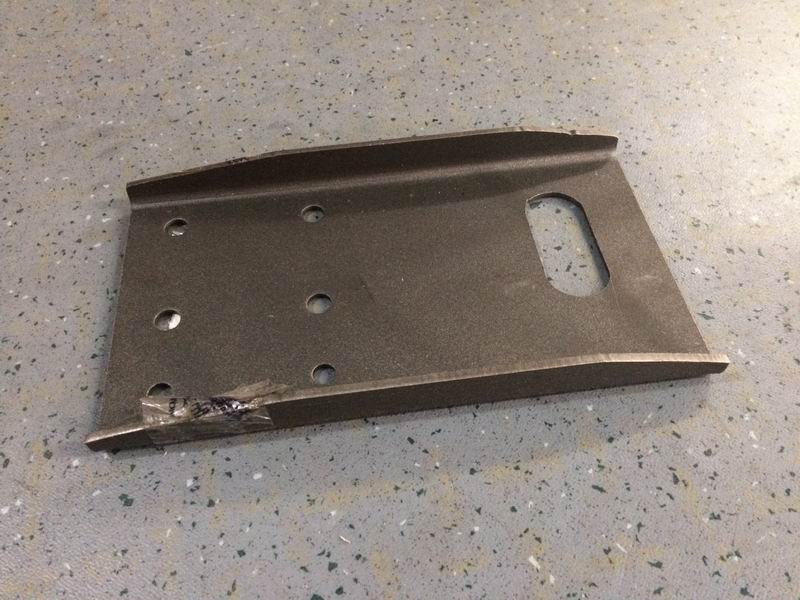 Linkage plate, U-shaped, 5.0, left side-2