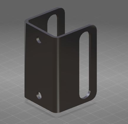 Stabilization rod bracket, no bushing, 60