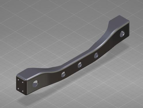 Tail beam assembly (Hino) without paint