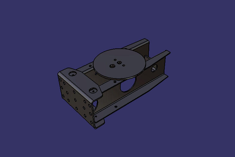 Airbag upper bracket, rear airbag