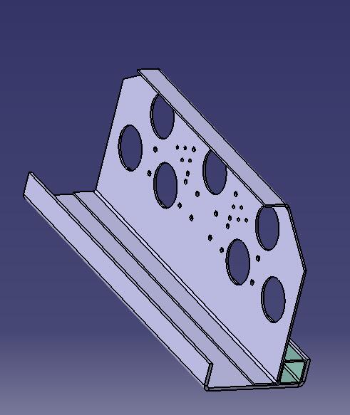 Frame rear section assembly (airbag)