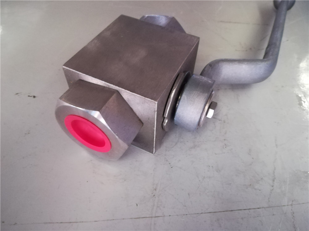 High pressure ball valve KHB-G3/4 (with M6 holes)-1