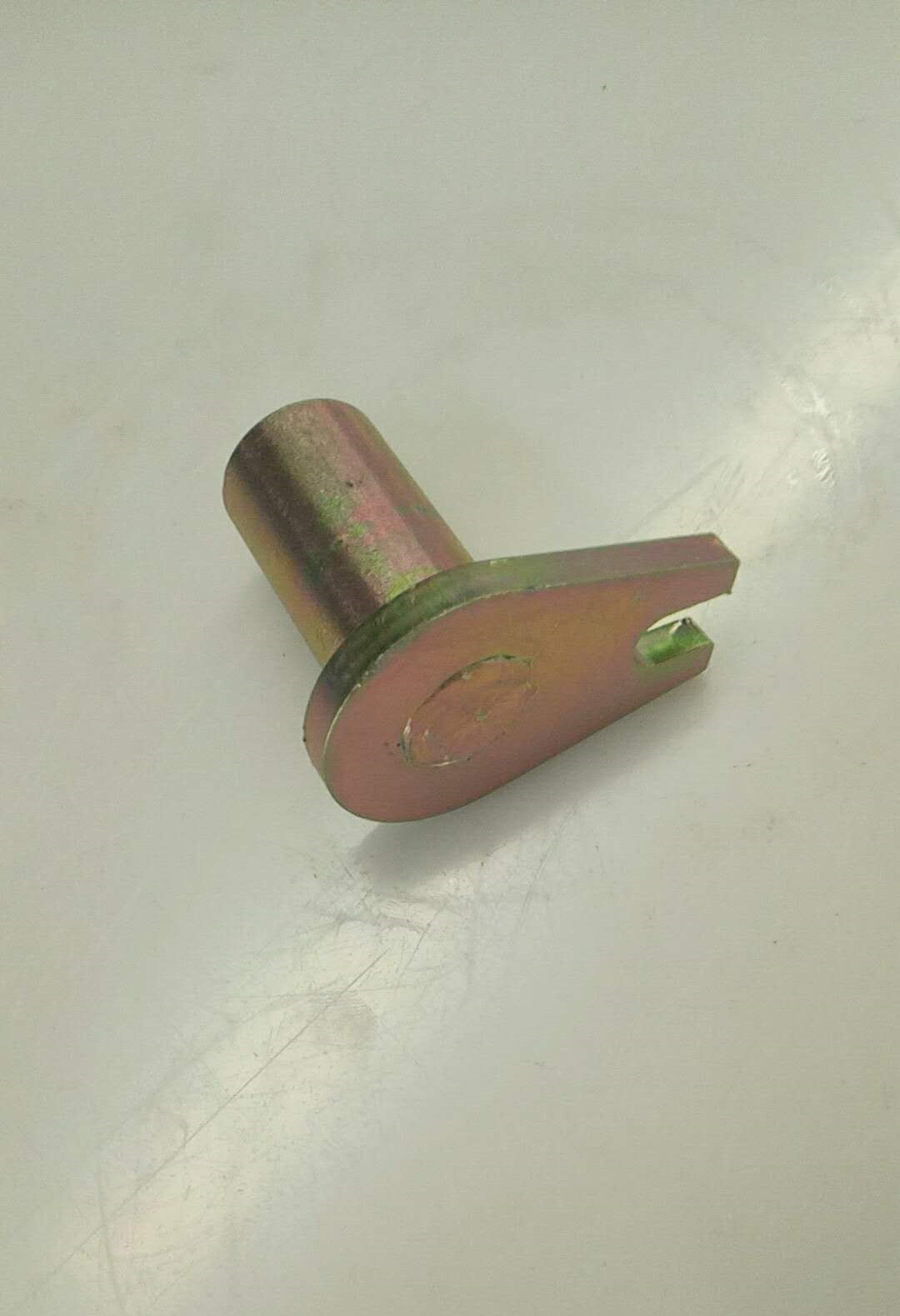 Scraper cylinder pin shaft