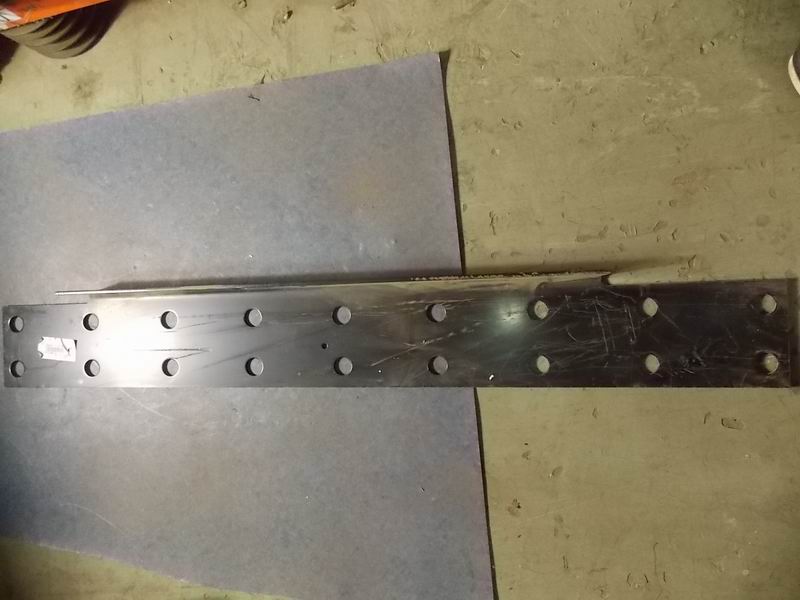 Front bridge upper longitudinal beam reinforced beam (right)