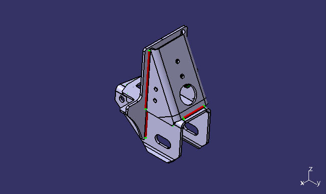 Сварная конструкция рамы, нижний рычаг передней подвески, левый задний кронштейн в сборе
