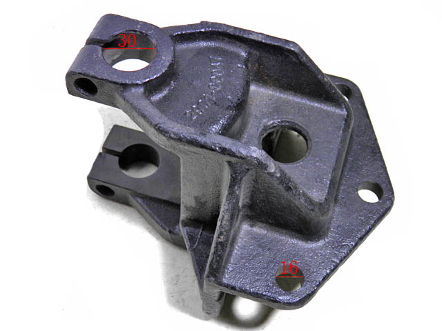 Front leaf spring fixed end bracket Φ30-90 (front 20) without paint-2