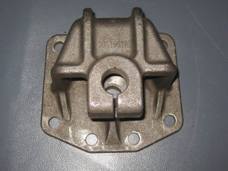 Front spring fixed end left bracket Φ30-90 (process 20); without paint-1