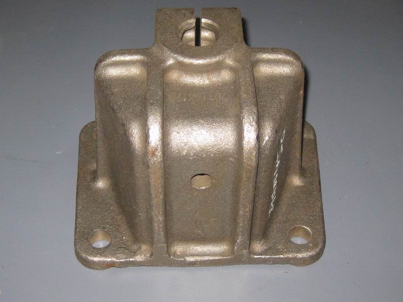 Front spring fixed end left bracket Φ30-90 (process 20); without paint-4