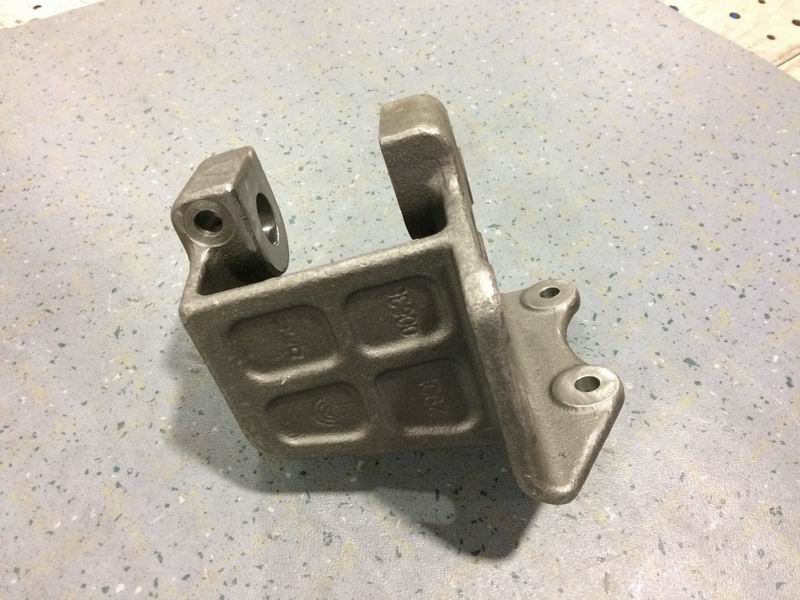 Leaf spring fixing bracket, Φ30-75 (process 20), without paint-2