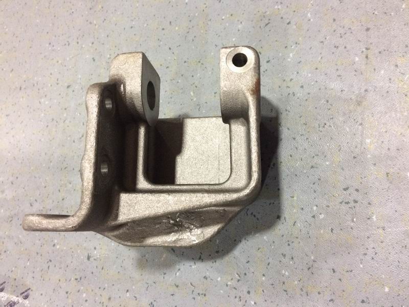 Leaf spring fixing bracket, Φ30-75 (process 20), without paint-4