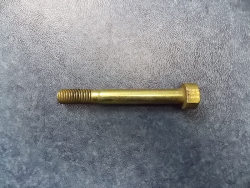 Front steel leaf spring center bolt; available for 2902-00594 generations