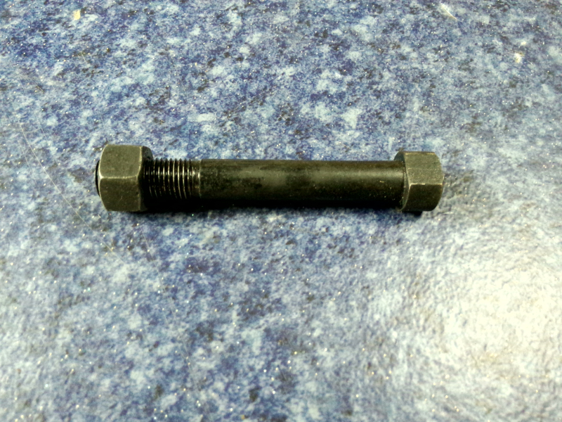 Steel leaf spring center bolt