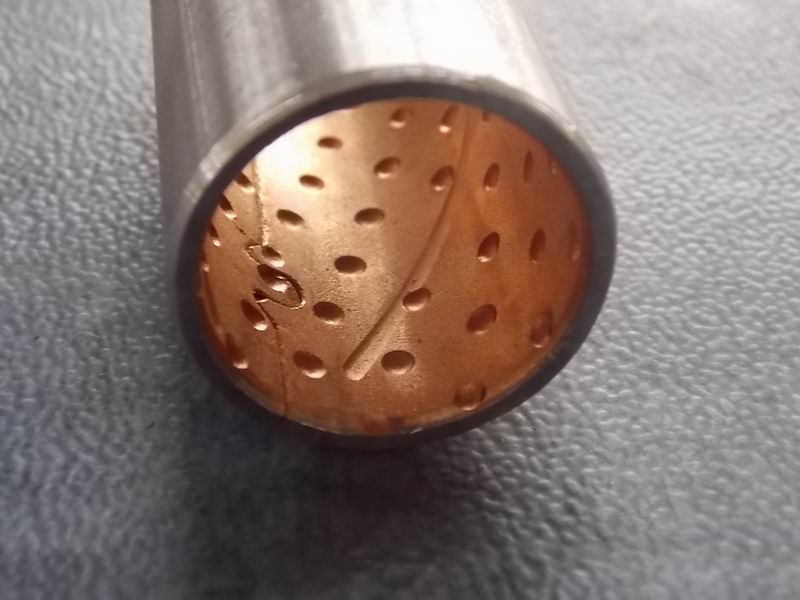 Steel leaf spring bushing