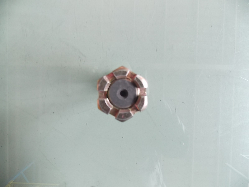 D Front shock absorber upper pin and nut-1