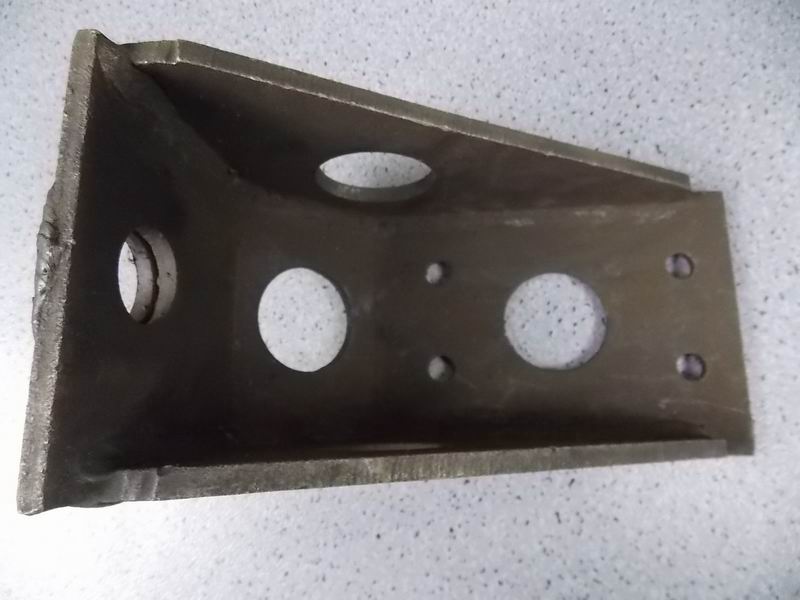 Shock absorber upper bracket (front 20); without paint-2