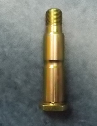 Front steel plate pin